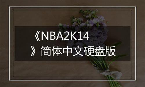 《NBA2K14》简体中文硬盘版