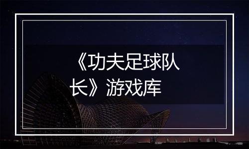 《功夫足球队长》游戏库