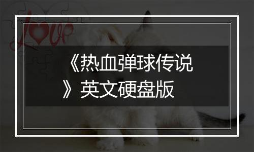《热血弹球传说》英文硬盘版