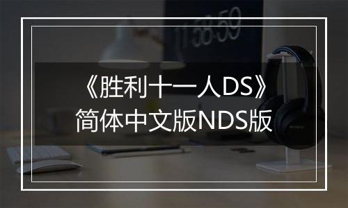 《胜利十一人DS》简体中文版NDS版