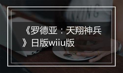 《罗德亚：天翔神兵》日版wiiu版