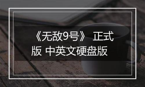 《无敌9号》 正式版 中英文硬盘版