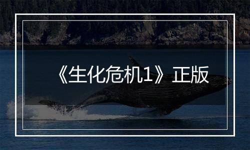 《生化危机1》正版