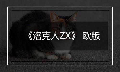 《洛克人ZX》 欧版
