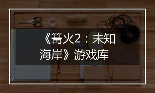 《篝火2：未知海岸》游戏库