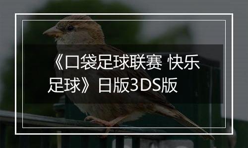 《口袋足球联赛 快乐足球》日版3DS版