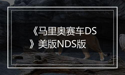 《马里奥赛车DS》美版NDS版