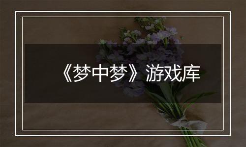 《梦中梦》游戏库