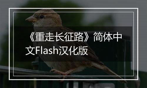 《重走长征路》简体中文Flash汉化版