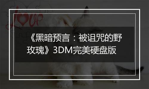 《黑暗预言:被诅咒的野玫瑰》3DM完美硬盘版