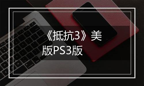 《抵抗3》美版PS3版