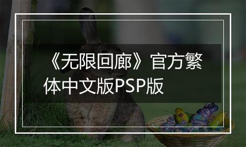 《无限回廊》官方繁体中文版PSP版
