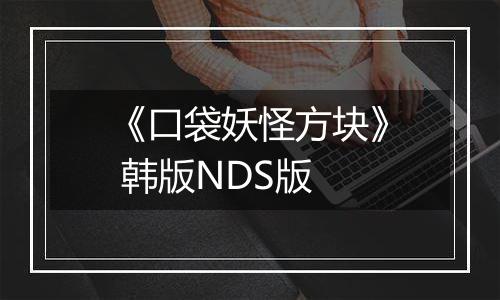 《口袋妖怪方块》 韩版NDS版