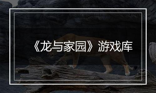 《龙与家园》游戏库
