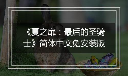 《夏之扉：最后的圣骑士》简体中文免安装版
