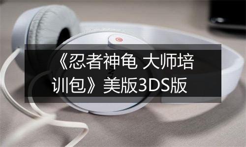 《忍者神龟 大师培训包》美版3DS版