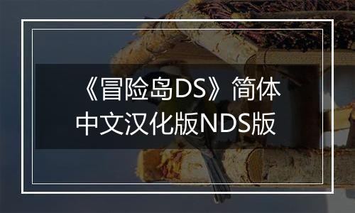 《冒险岛DS》简体中文汉化版NDS版