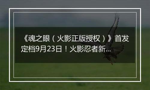 《魂之眼（火影正版授权）》首发定档9月23日！火影忍者新对决！