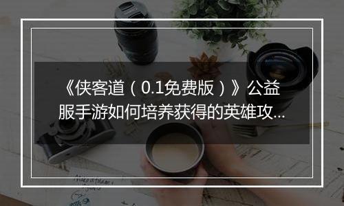 《侠客道（0.1免费版）》公益服手游如何培养获得的英雄攻略