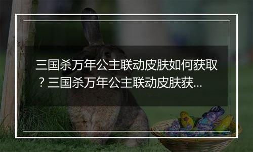 三国杀万年公主联动皮肤如何获取？三国杀万年公主联动皮肤获取方法