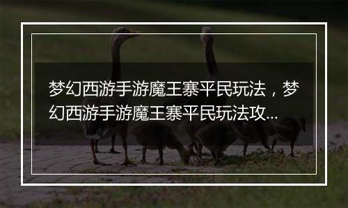 梦幻西游手游魔王寨平民玩法，梦幻西游手游魔王寨平民玩法攻略