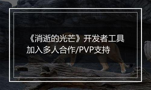 《消逝的光芒》开发者工具加入多人合作/PVP支持