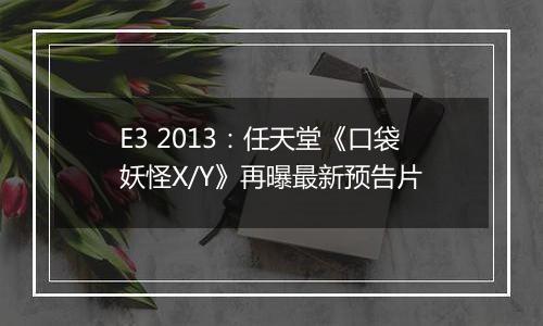 E3 2013：任天堂《口袋妖怪X/Y》再曝最新预告片