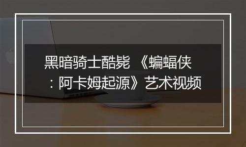 黑暗骑士酷毙 《蝙蝠侠：阿卡姆起源》艺术视频