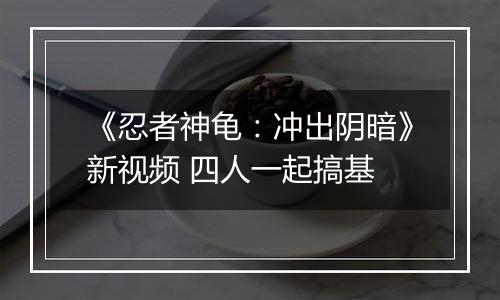 《忍者神龟：冲出阴暗》新视频 四人一起搞基
