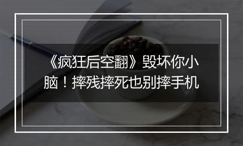 《疯狂后空翻》毁坏你小脑！摔残摔死也别摔手机