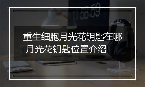 重生细胞月光花钥匙在哪 月光花钥匙位置介绍