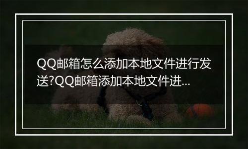 QQ邮箱怎么添加本地文件进行发送?QQ邮箱添加本地文件进行发送的方法