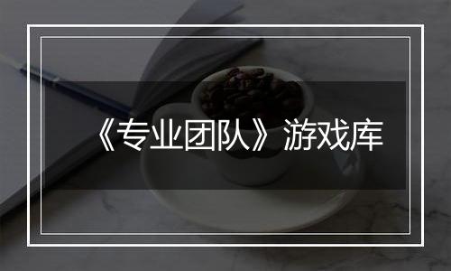 《专业团队》游戏库