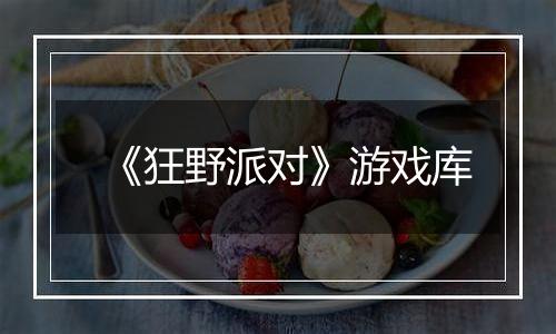 《狂野派对》游戏库