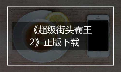 《超级街头霸王2》正版下载