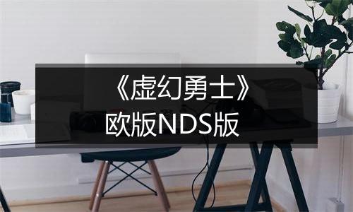 《虚幻勇士》欧版NDS版