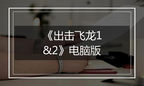 《出击飞龙1&2》电脑版